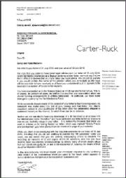 Carter Ruck letter, 03 August 2010