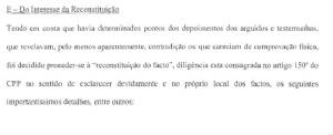 The Reconstruction in Portuguese Law