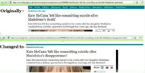 Kate McCann 'felt like committing suicide after Madeleine's death'