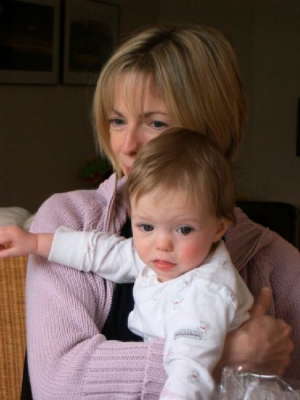 Kate with baby Madeleine
