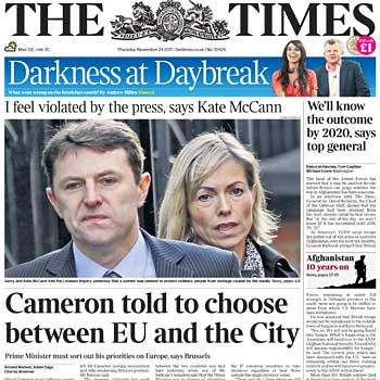 The Times, 23 November 2011