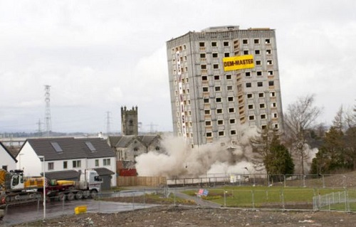 Demolition of flats
