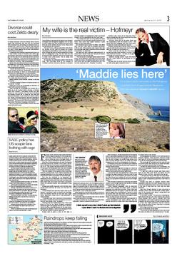 The Star: 'Maddie lies here'