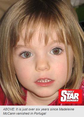 ABOVE: It is just over six years since Madeleine McCann vanished in Portugal