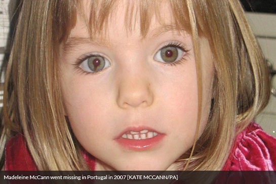 Madeleine McCann went missing in Portugal in 2007 [KATE MCCANN/PA]
