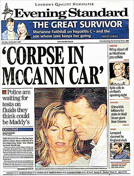 Evening Standard 16 October 2007