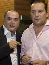 Gonçalo Amaral (left) with Paulo Pereira Cristóvão
