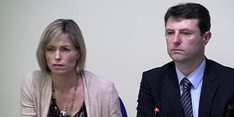 Kate and Gerry McCann at Leveson