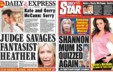 Daily Express apology to the McCanns