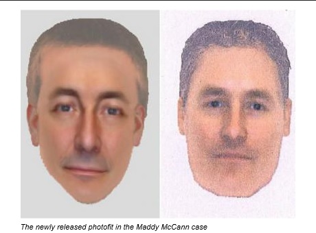 The newly released photofit in the Maddy McCann case