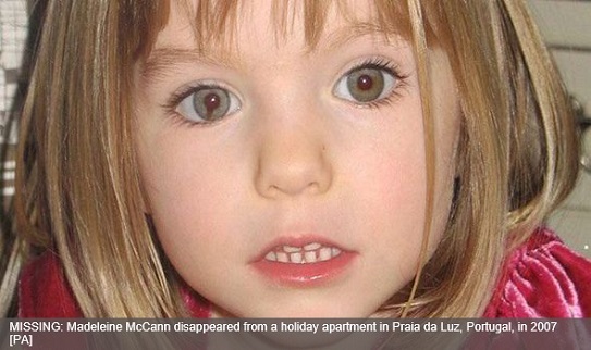 MISSING: Madeleine McCann disappeared from a holiday apartment in Praia da Luz, Portugal, in 2007 [PA]