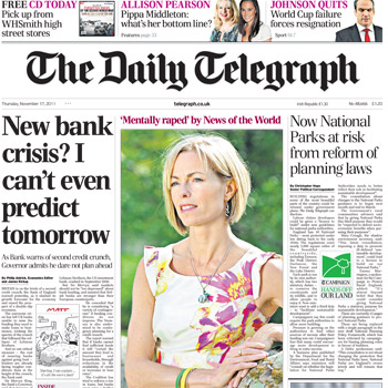 The Daily Telegraph, 17 November 2011