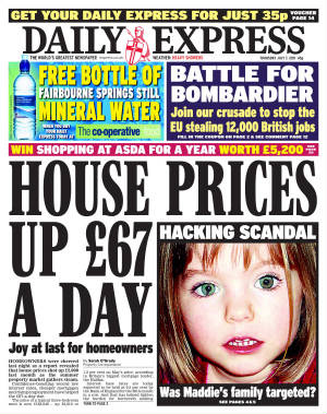 Daily Express, 07 July 2011