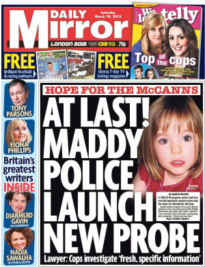Daily Mirror, 10 March 2012