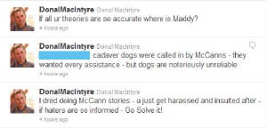 Donal MacIntyre: Twitter, 11 February 2012