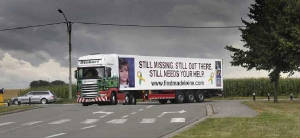 Eddie Stobart 'Maddie-truck' in Belgium