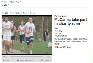 McCanns take part in charity runn (sic)