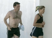 Gerry and Kate jogging 16/05/07