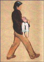 Artist's impression of the 'abductor'