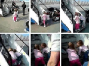 Mobile phone video of Madeleine boarding the plane to Faro