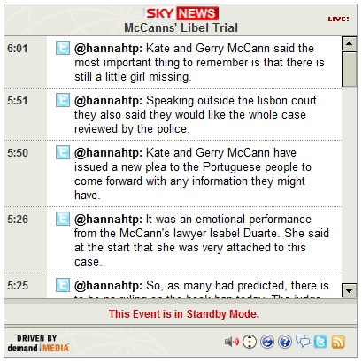 Live text from Lisbon Court, 10 February 2010