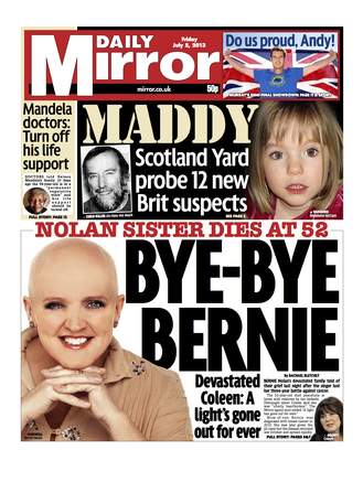 Daily Mirror, 05 July 2013