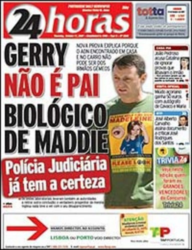 24horas: 'Gerry is not the biological father of Madeleine'