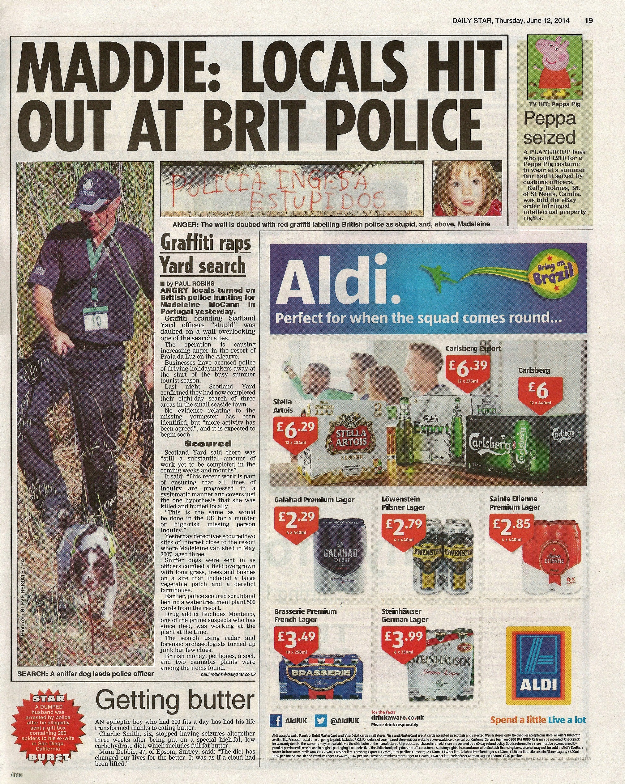 Daily Star, 12 June 2014 (paper edition, page 19)