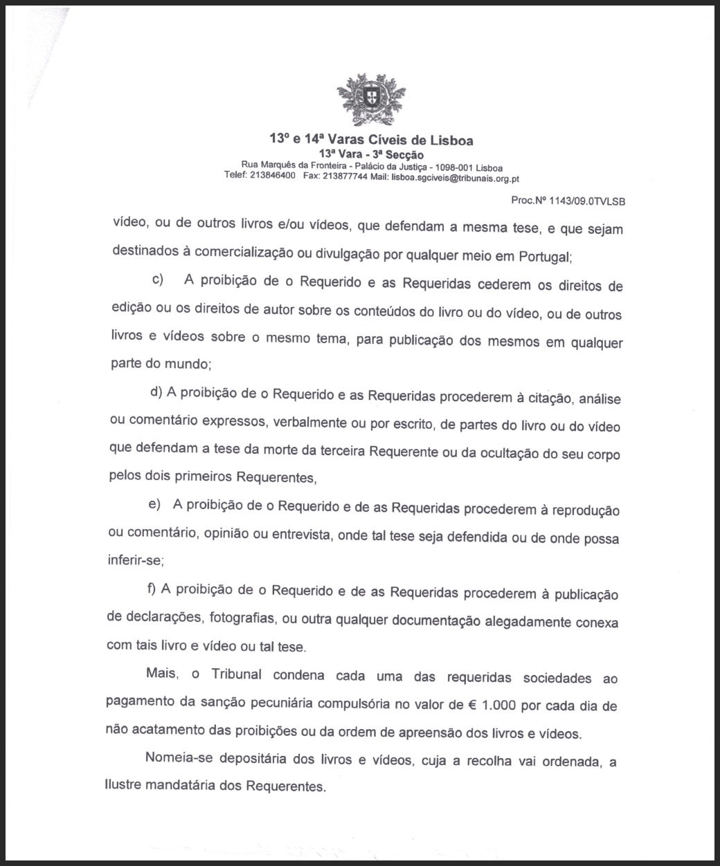 Decision of Portuguese judge, page 2
