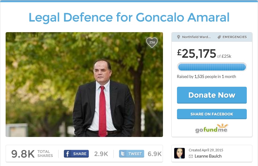 £25,000 target reached, 31 May 2015