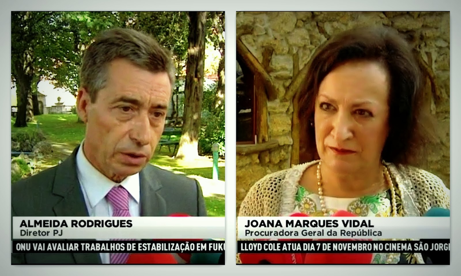 José Maria de Almeida Rodrigues and Joana Marques Vidal