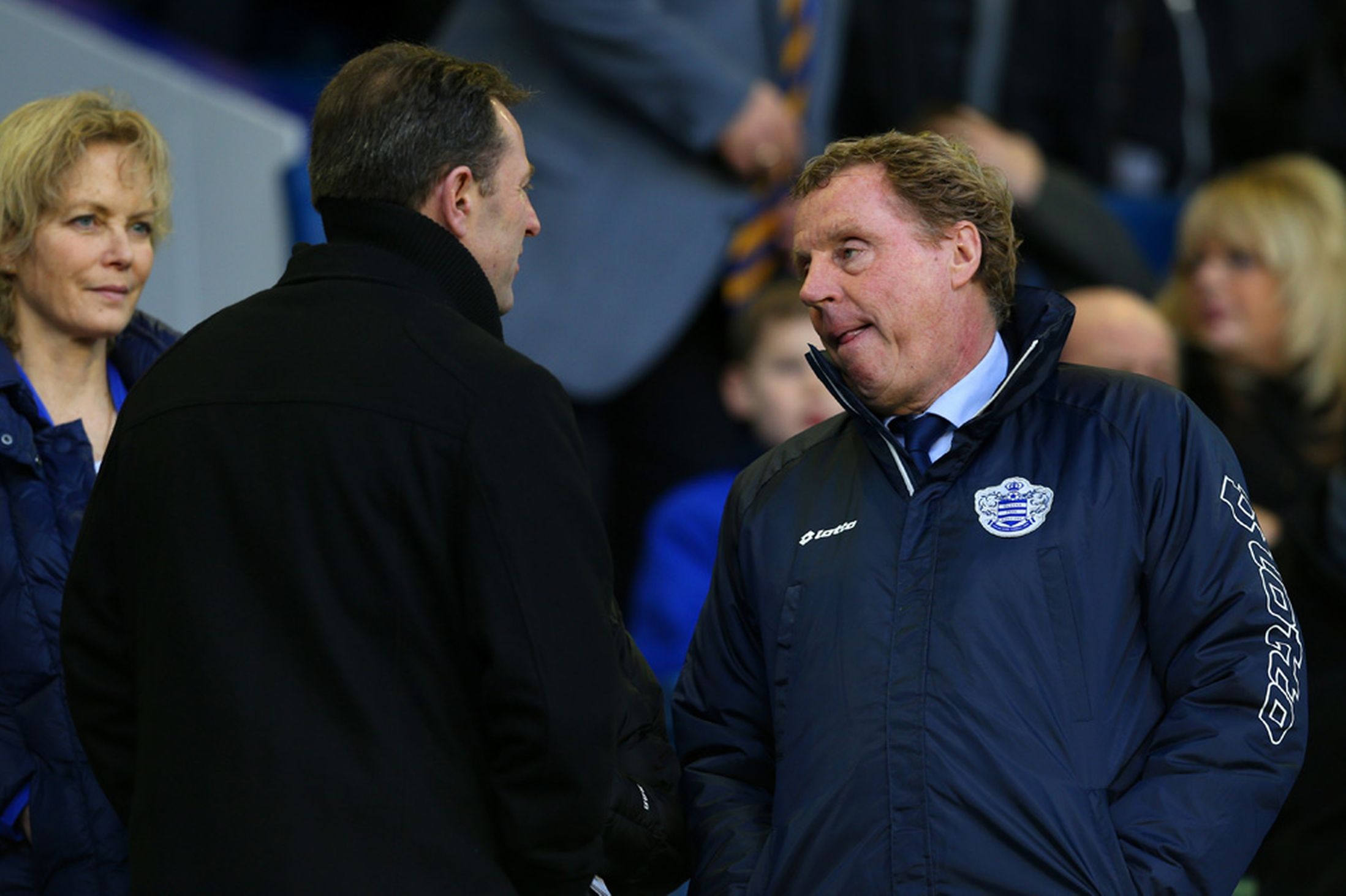 Chat: Mr Redknapp listens to Gerry