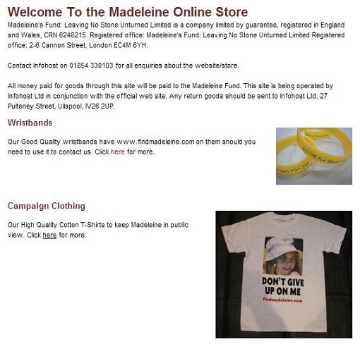 Welcome To the Madeleine Online Store
