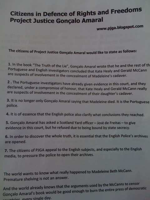 PJGA leaflet English language