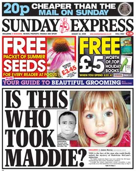 Sunday Express 10 August 2008