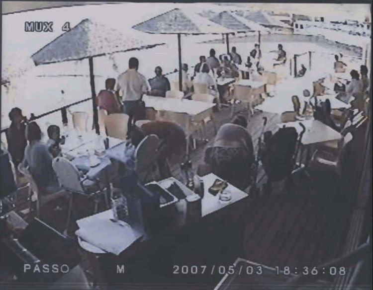 Paraiso restaurant CCTV image, 03 May 2007