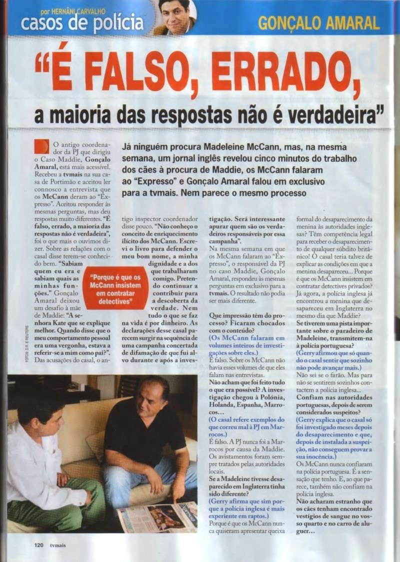 Gonçalo Amaral interview in tvmais