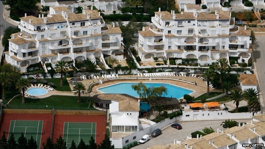 The McCann family was staying at the Ocean Club in Praia da Luz when Madeleine disappeared