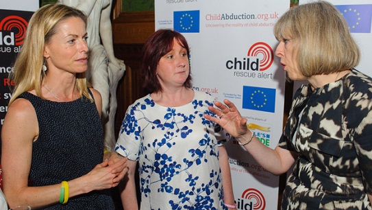 Coral Jones (centre) and Kate McCann were at the scheme's launch at the House of Lords on Tuesday