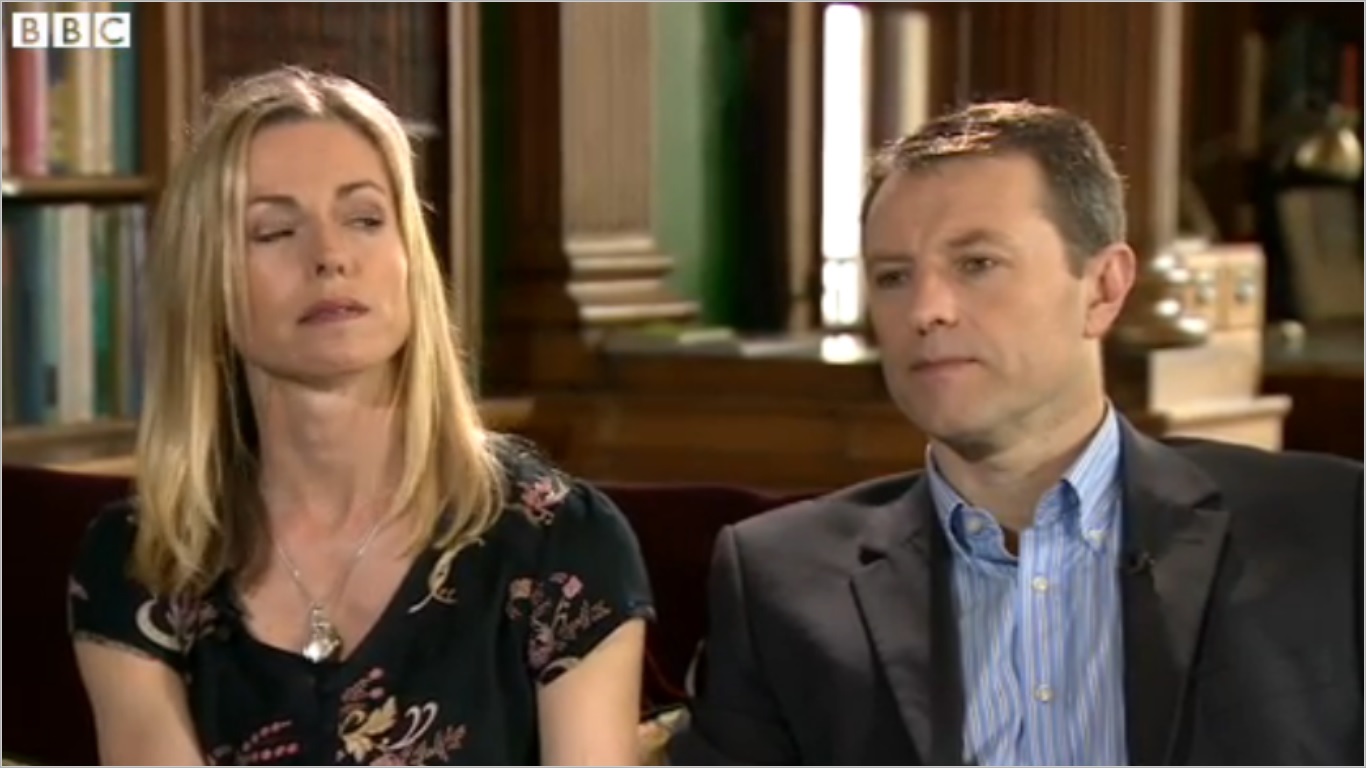 The McCanns interviewed by Fiona Bruce, BBC News, 01 May 2014