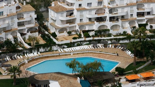 The McCann family was staying at the Ocean Club in Praia da Luz when Madeleine disappeared