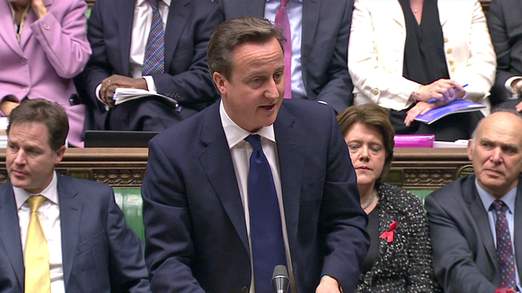 David Cameron gives his reaction to the Leveson Report
