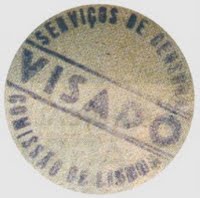 Stamp used by the State Police to censure 