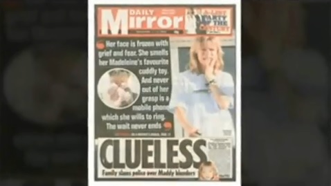 Daily Mirror, front page, 09 May 2007
