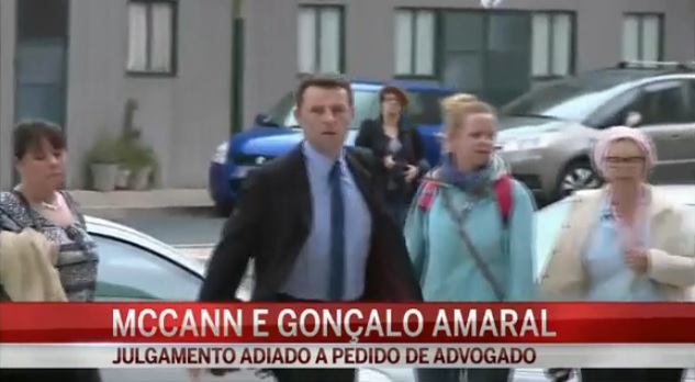 Earlier, Gerry McCann had arrived with his sister, Trish Cameron, hoping to give evidence