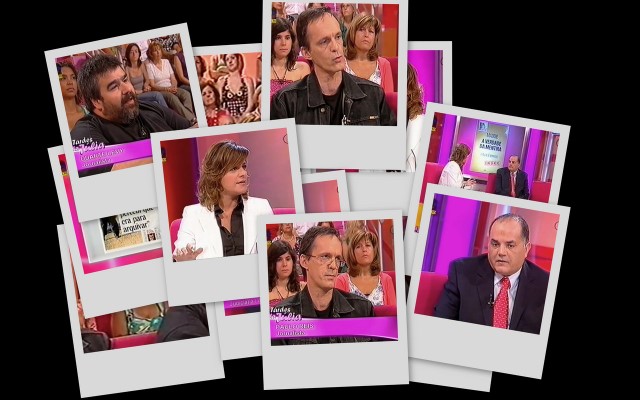 Collage of live TVI show