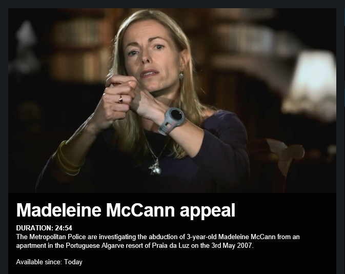 Crimewatch: Madeleine McCann appeal video