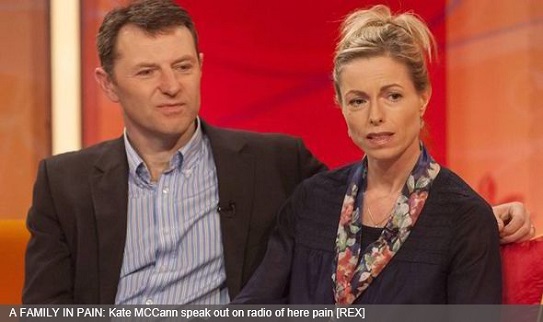 A FAMILY IN PAIN: Kate MCCann speak out on radio of here pain [REX]