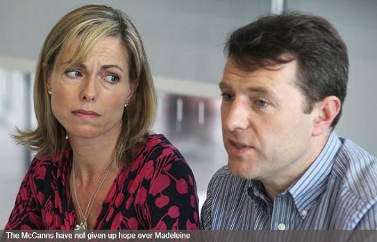 The McCanns have not given up hope over Madeleine