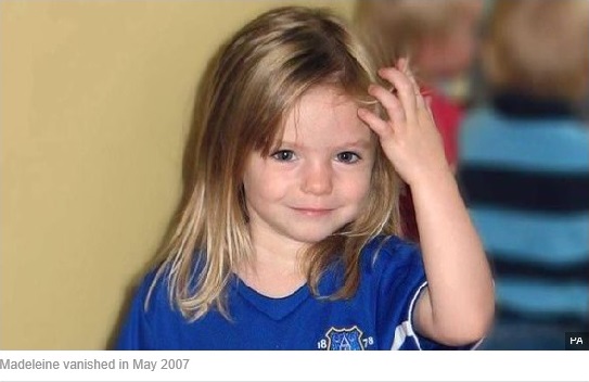 Madeleine vanished in May 2007